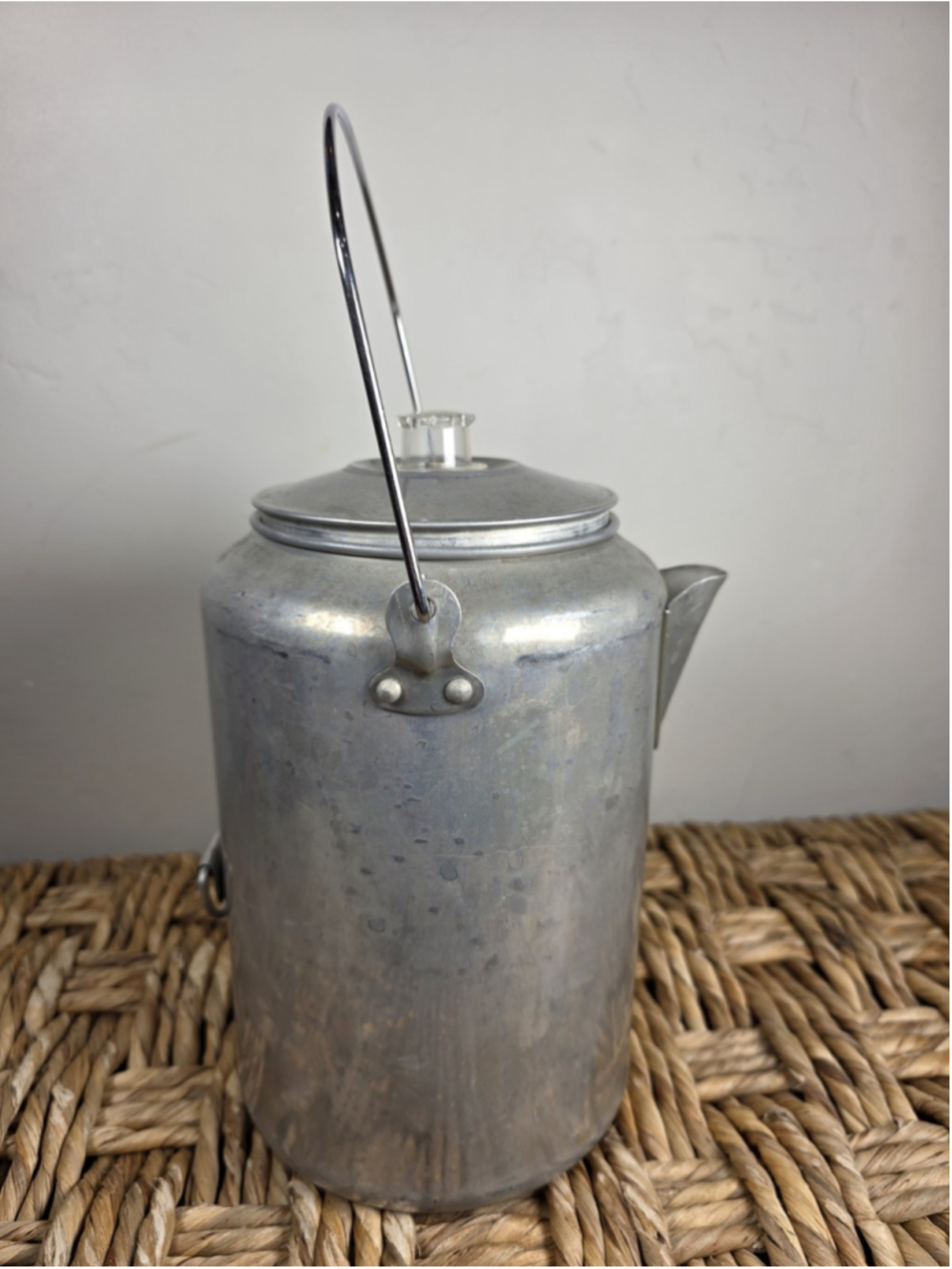 Texsport 13210 20 Cup Aluminum Camping Coffee Percolator Pot Complete Campfire